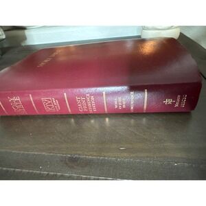Thomas Nelson KJV Holy Bible Giant Print Reference Red Letter Burgundy 883CBG